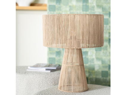 Jutová stolní lampa Oshu
