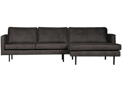 Koženková rohová pohovka Raden 300 cm, pravá