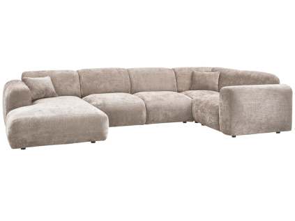 Rohová pohovka Zephyr 345 cm, pravá