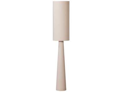 Béžová kovová stojací lampa Lofa 187 cm