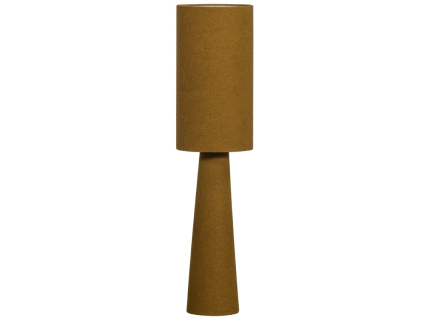 Hnědá kovová stojací lampa Lofa 90 cm