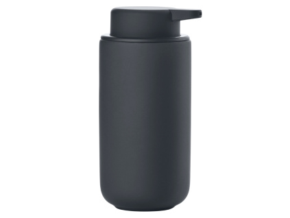 Černý kameninový dávkovač na mýdlo Ume 450 ml