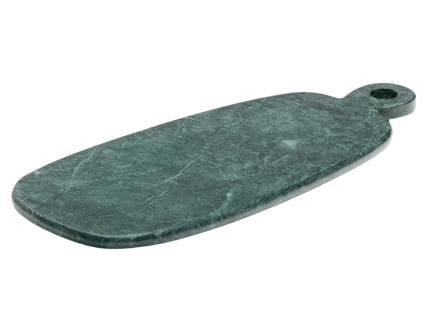 Zelené mramorové servírovací prkénko Kave Home Odar 47 x 20 cm
