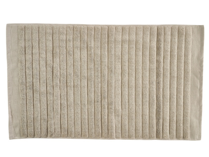 Béžová bavlněná koupelnová předložka Inu 50 x 80 cm