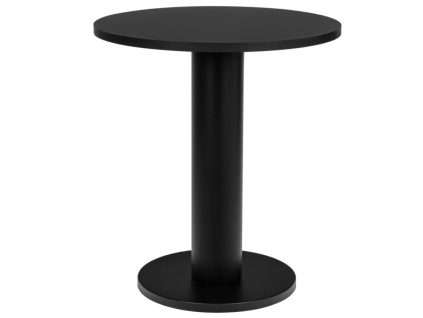 Černý lakovaný bistro stolek Sool 65 cm