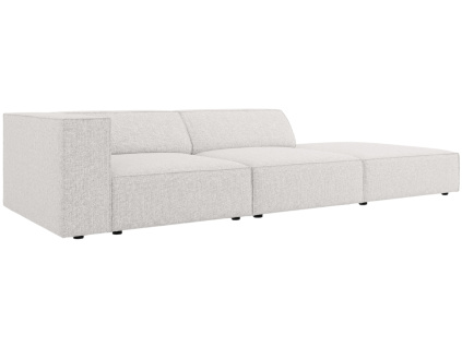 Světle šedá čalouněná čtyřmístná pohovka Cosmopolitan Design Arendal 262 cm, pravá