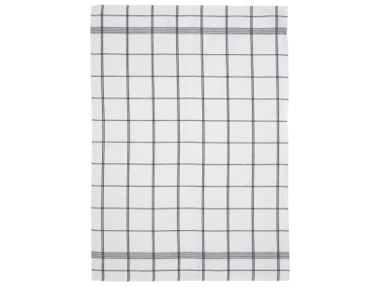 Bílá bavlněná utěrka Minimal 50 x 70 cm