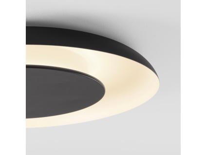 Černobílé kovové stropní LED světlo Nova Luce Epos 60 cm