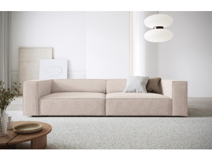 Béžová čalouněná čtyřmístná pohovka Cosmopolitan Design Arendal 244 cm