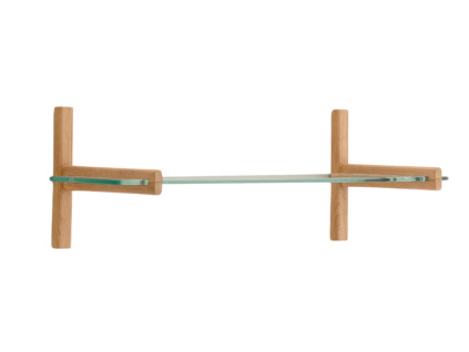 Skleněná modulární police Kave Home Sitra 110 cm