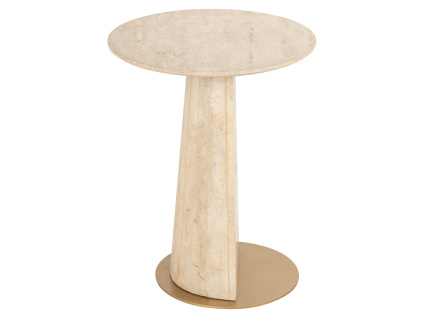 Mramorový odkládací stolek Kibo 45 cm