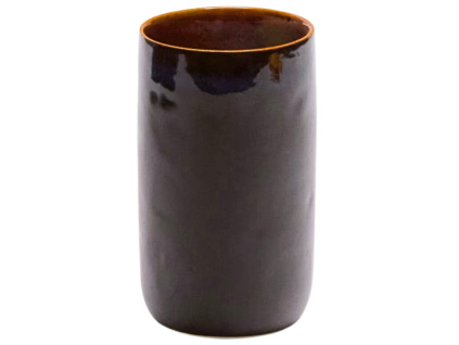 Hnědý keramický hrnek Kave Home Uilo M