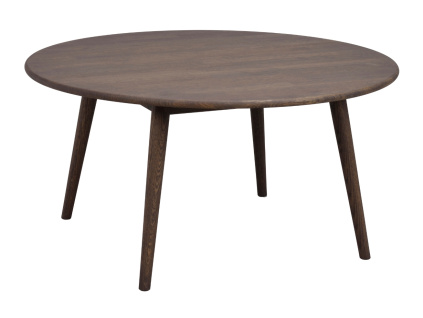 Tmavý dubový konferenční stolek ROWICO TOMPKINS 90 cm