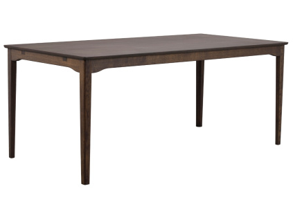 Tmavý dubový rozkládací jídelní stůl ROWICO MARKHAM 180/270 x 90 cm