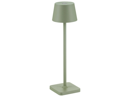 Zelená kovová nabíjecí stolní LED lampa Nova Luce Deck