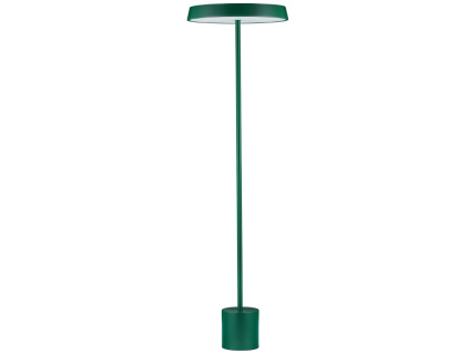 Zelená kovová stojací LED lampa Nova Luce Vetro 136 cm
