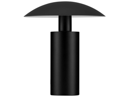Černá kovová stolní LED lampa Nova Luce Karpos