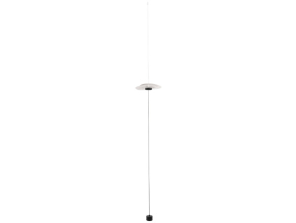 Bílá kovová stojací LED lampa Nova Luce Olea 340 cm