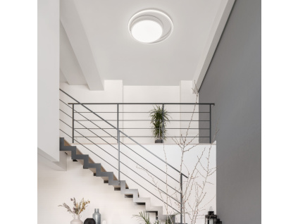 Černé kovové stropní LED světlo Nova Luce Odrey 40 cm