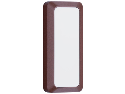 Hnědé kovové venkovní nástěnné LED světlo Nova Luce Appia II.