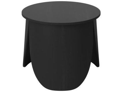 Černý dubový konferenční stolek Peyote II. 56 cm