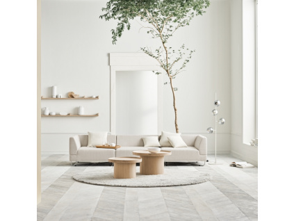 Černá kovová stojací lampa Orb 162,5 cm