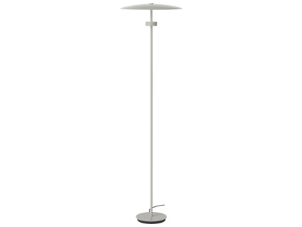 Šedá kovová stojací LED lampa Reflection 140,5 cm