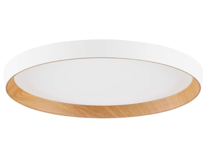 Bílé kovové stropní LED světlo Nova Luce Vomos 40 cm