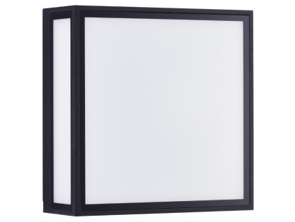 Černé kovové venkovní nástěnné LED světlo Nova Luce Astral 22 cm