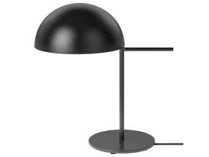 Černá kovová stolní lampa Aluna