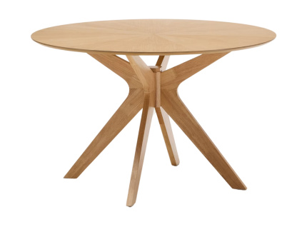 Dubový jídelní stůl Kave Home Naanim 120 cm