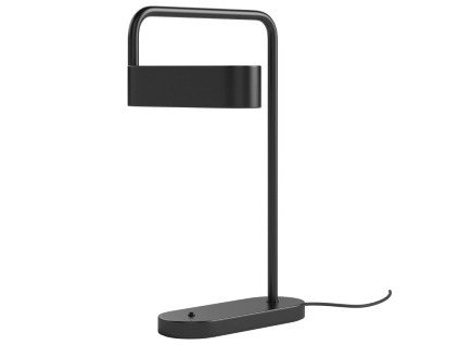 Černá kovová stolní lampa Scribe