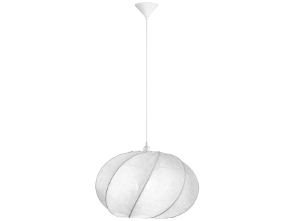 Bílé závěsné světlo Nova Luce Bora 55 cm