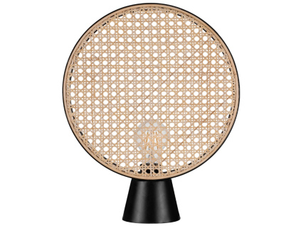 Ratanová stolní lampa Nova Luce Tierra 30 cm