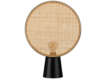 Ratanová stolní lampa Nova Luce Tierra 35 cm