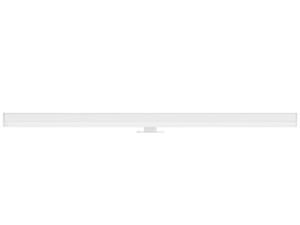 Bílé kovové nástěnné LED světlo Nova Luce Glim 63 cm