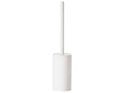 Bílá porcelánová WC štětka Solo