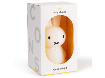 Bílá plastová dětská LED lampa Mr. Maria Miffy 22 cm