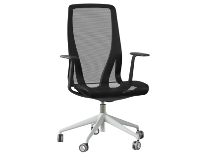 Černá kancelářská židle D-CHAIR II.