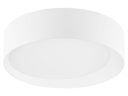 Bílé kovové stropní LED světlo Nova Luce Oby 45 cm