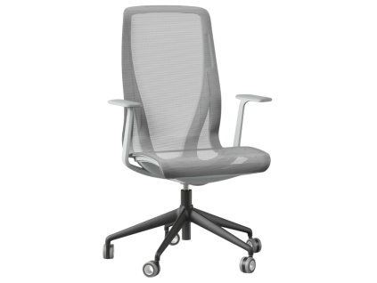 Šedá kancelářská židle D-CHAIR II.