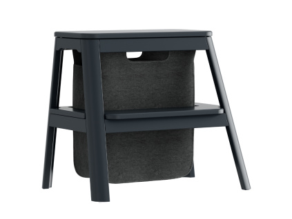 Šedá dřevěná stolička Step It Up 48 cm