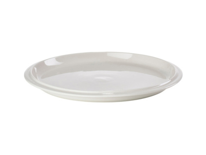 Bílý porcelánový dezertní talíř Eau 20 cm
