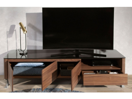 Ořechový TV stolek Angel Cerdá No. 3047, 200x 45 cm