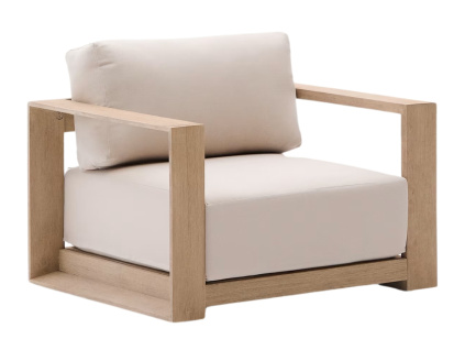 Béžové zahradní křeslo Kave Home Ambra