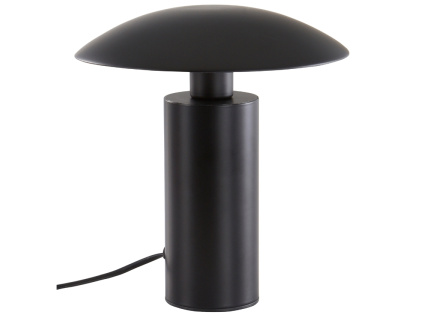 Černá kovová stolní LED lampa NORIO