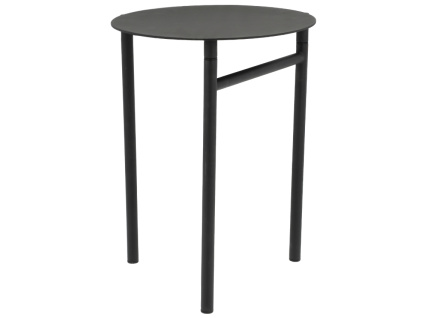 Černá kovová zahradní skládací stolička Disc 33 cm