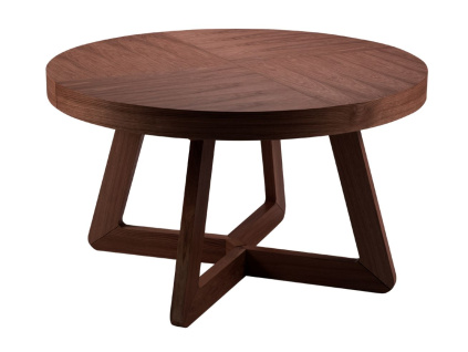 Dubový rozkládací jídelní stůl Dustin 130/230 x 130 cm