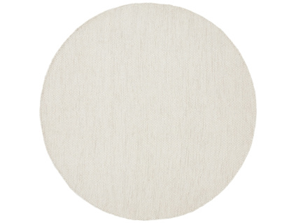 Krémově bílý kulatý koberec ZIGGY 160 cm