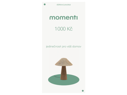 Designový poukaz 1000 Kč
